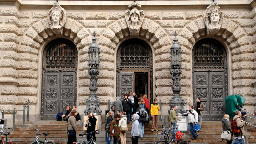 Bibliotheca Albertina in Leipzig.